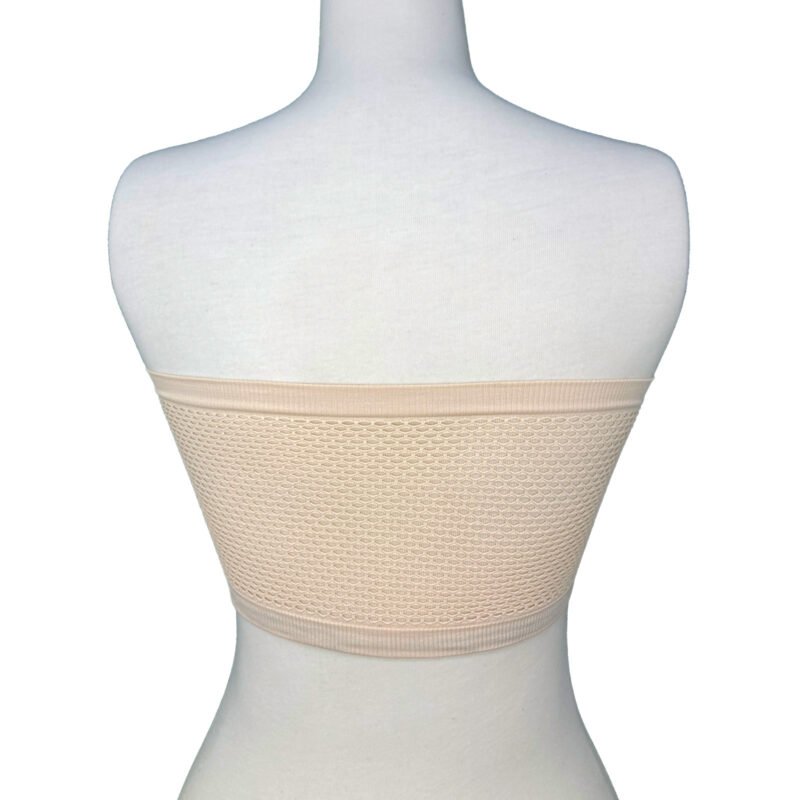 strapless cotton bra