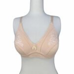 Satin Touch Embroidered Bra