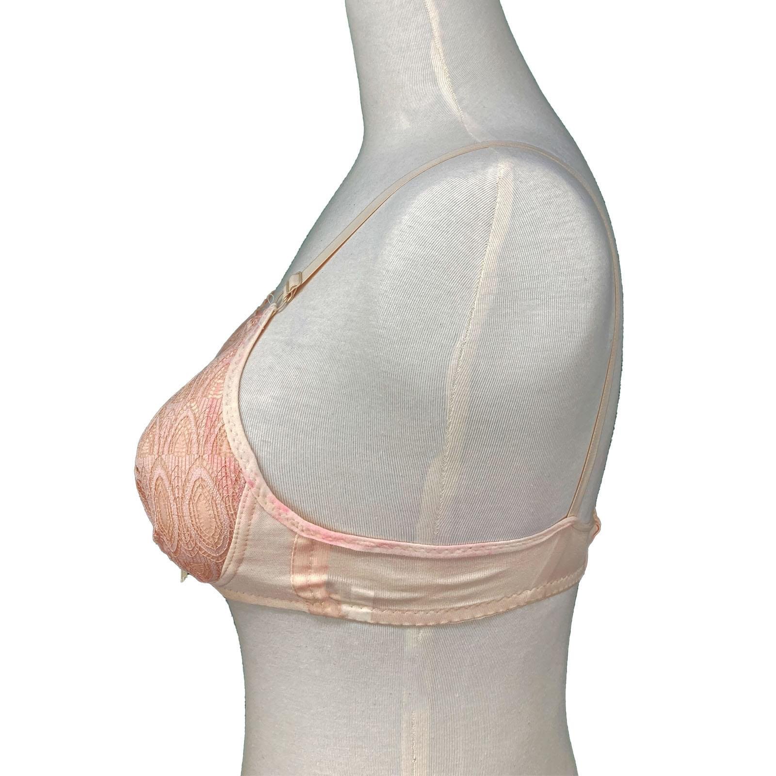 Peach Blossom Lace Bra