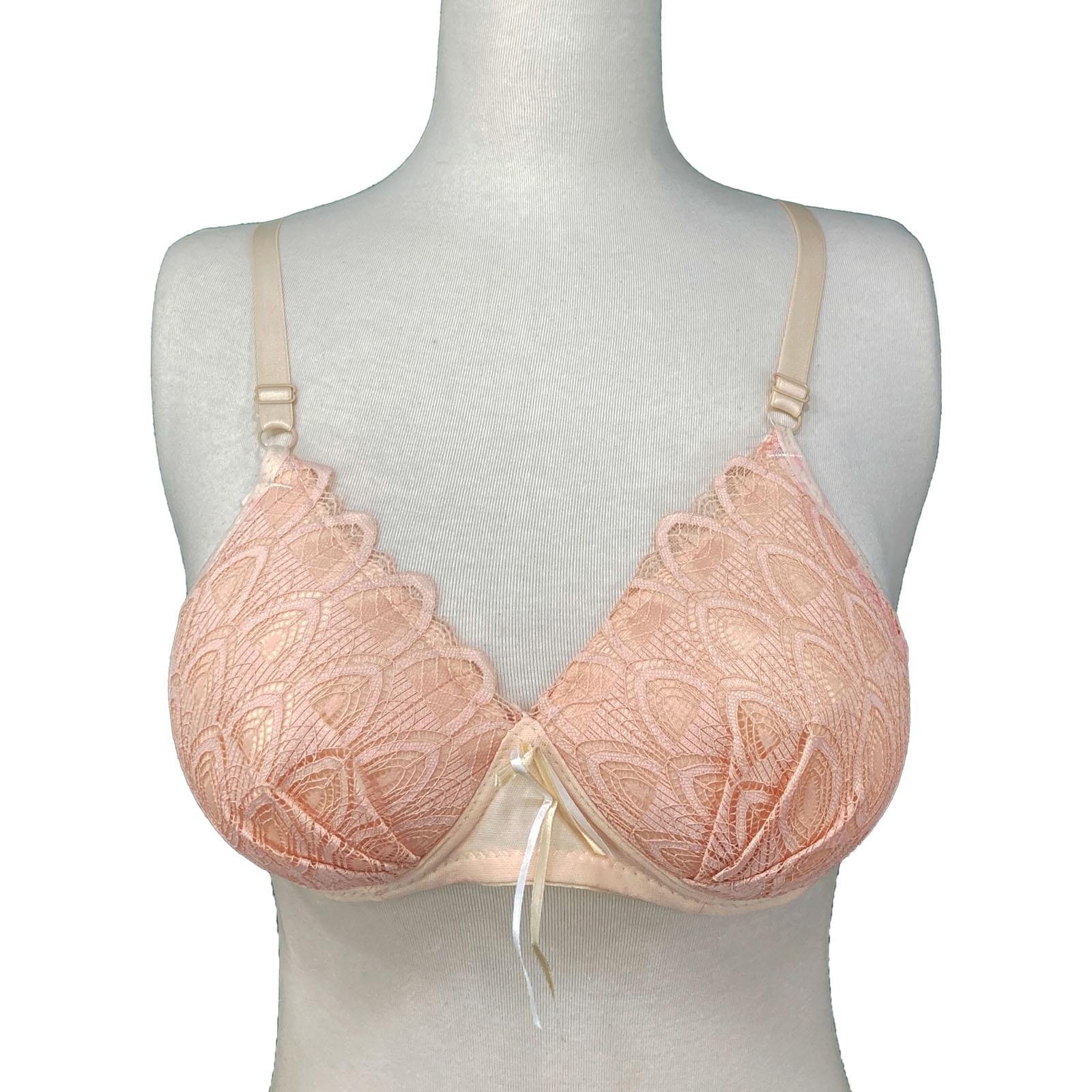 Peach Blossom Lace Bra